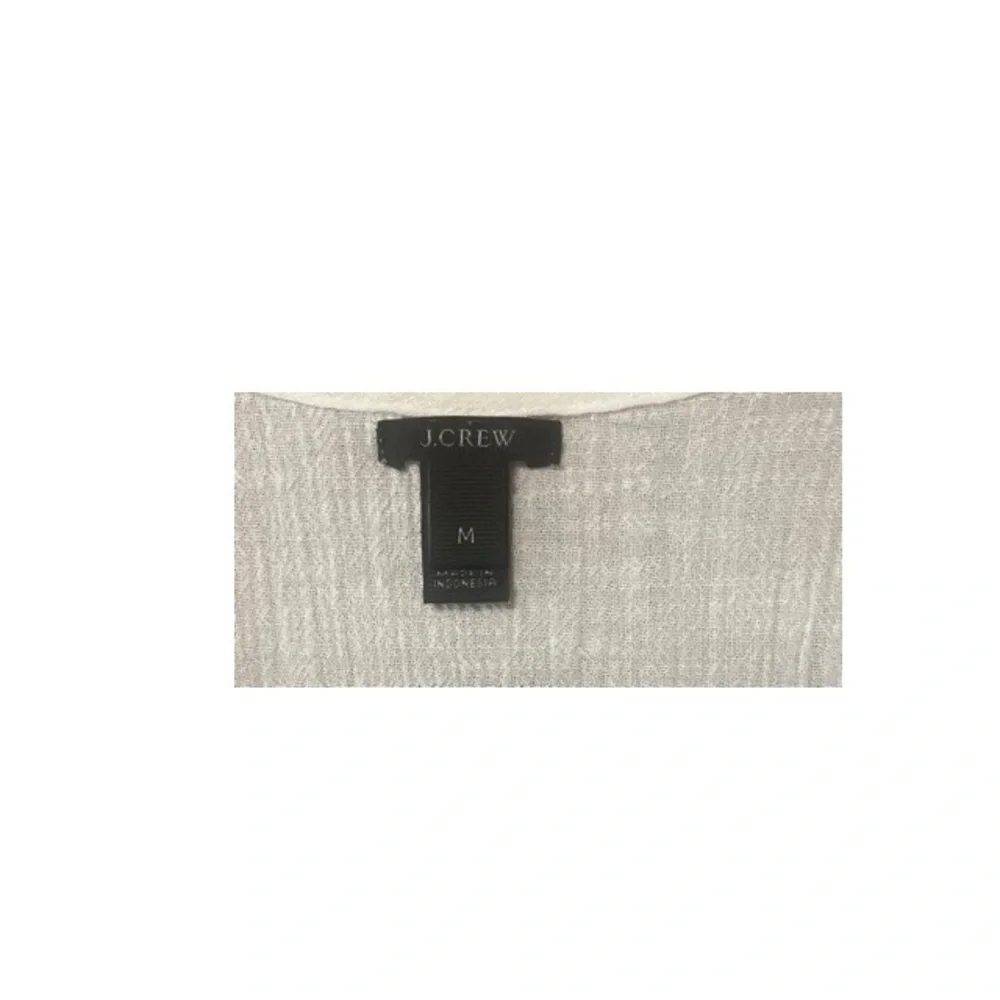 J.Crew White Cotton Racerback Tank Top - Picture 3 of 4